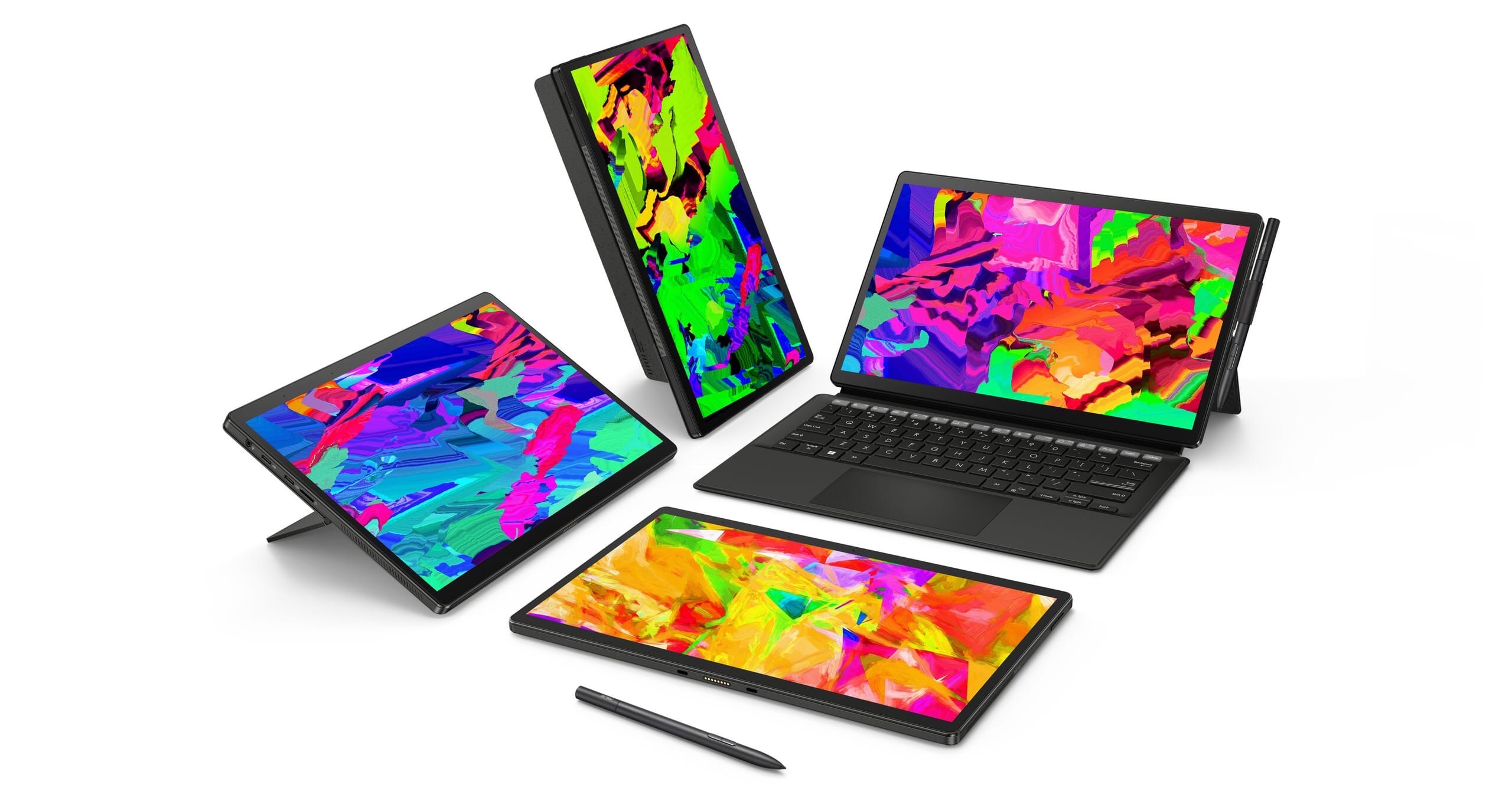 ASUS представила ноутбук Vivobook 13 Slate OLED - трансформер со съемной клавиатурой. 