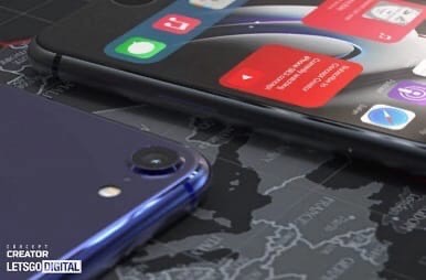 Ловите рендеры iPhone SE 2022 от LetsGoDigital.