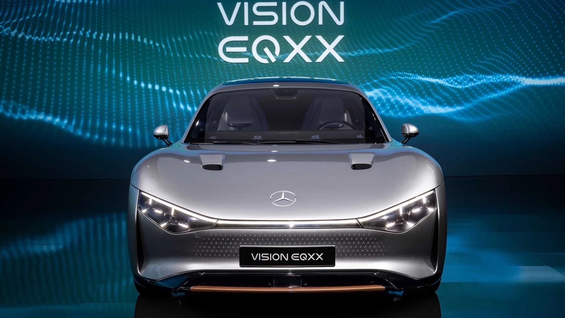 Mercedes показала на онлайн-презентации электрокар - VISION EQXX.