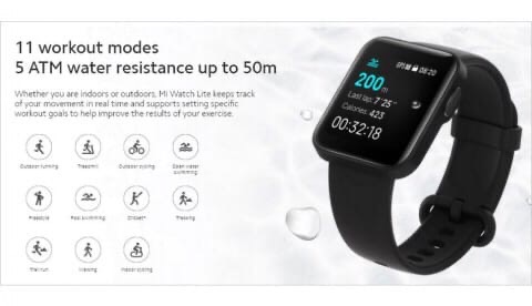 Xiaomi представила smart часы - Mi Watch Lite. 