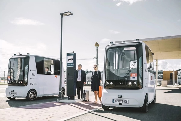 В городе Тарту, что находится в Эстонии - запустят первые беспилотные микроавтобусы на водородном топливе.