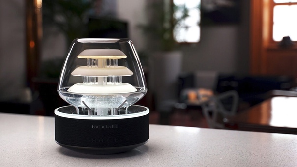 На Kickstarter появился гаджет объединяющий в себе беспроводную колонку, светильник и декоративный мини-водопад - HaloFalls. 