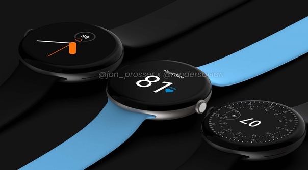 Инсайдер Джон Проссер поделился рендерами новинок Google, которые компания покажет этой осенью - часы Pixel Watch и смартфон Pixel 5a.