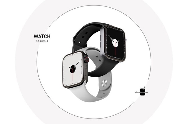 Сайт Phone Arena представил качественные рендеры Apple Watch Series 7 в новом дизайне с плоскими гранями.