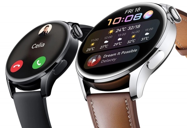 Также Huawei представила Watch 3 и Watch 3 Pro на фирменной операционной системе HarmonyOS. 