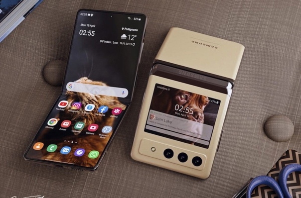 В сети появились рендеры Samsung Galaxy Z Flip 3.