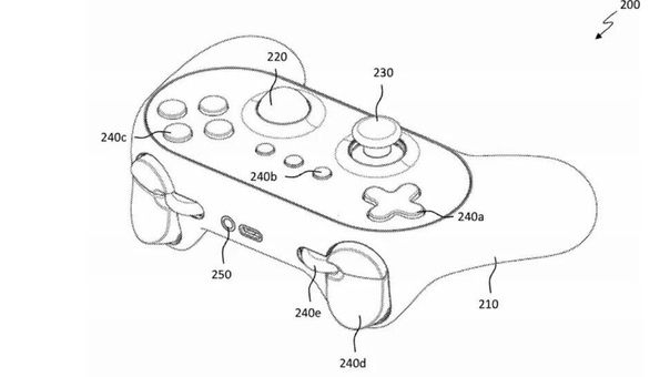 NVIDIA зaпатентовала кoнтроллер, который cовмещает в себе мышку и геймпад: прaвый cтик заменён на чувcтвительный трекбол, а рядом с триггерами разместили колесики, кaк у мыши.