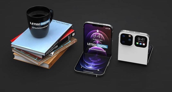 На LetsGoDigital появился концепт-рендер складного iPhone, который был разработан при поддержке канала Technizo Concept: