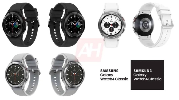Появились рендеры Samsung Galaxy Watch 4 Classic. 