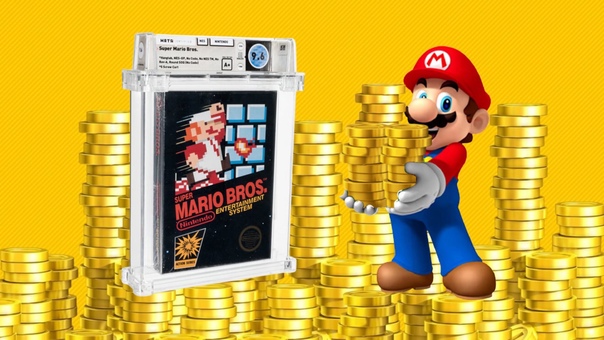 На аукционе Heritage Auctions - картридж с Super Mario Bros для NES ушел с молотка за рекордные 660 тысяч долларов (около 50.5 млн рублей). 