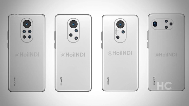 Недавно появился патент от Huawei, в котором есть 4 варианта дизайна будущих смартфонов компании. 