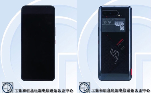 Китайский центр сертификации телекоммуникационного оборудования (TENAA) опубликовал качественные изображения и данные о ключевых характеристиках геймерского смартфона ASUS Rog Phone 5.