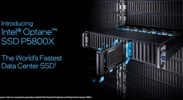 Intel представила идин из самых быстрых SSD в мире — Optane P5800X.