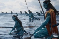 Ловите первые кадры продолжения популярного фильма «Аватар - Путь воды» Джеймса Камерона.