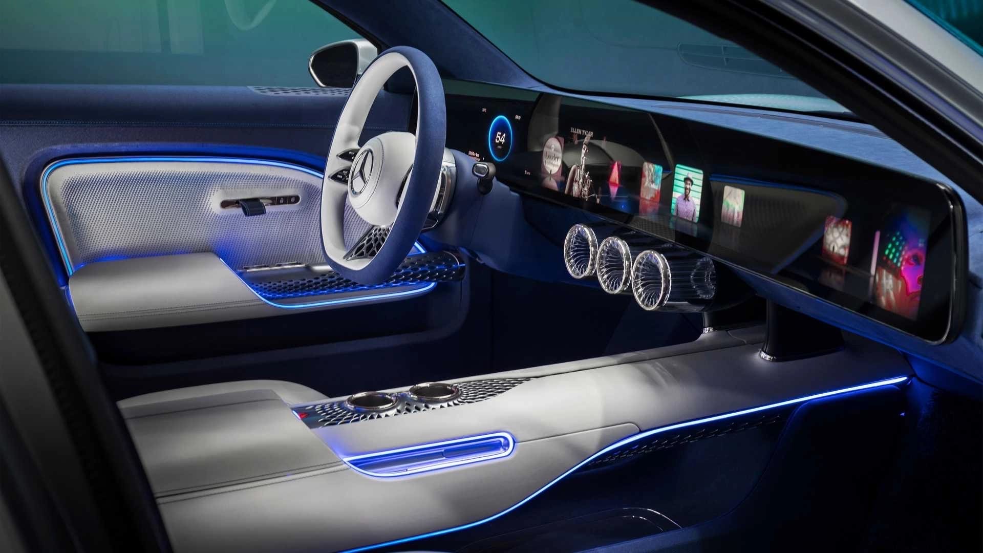 Mercedes показала на онлайн-презентации электрокар - VISION EQXX.