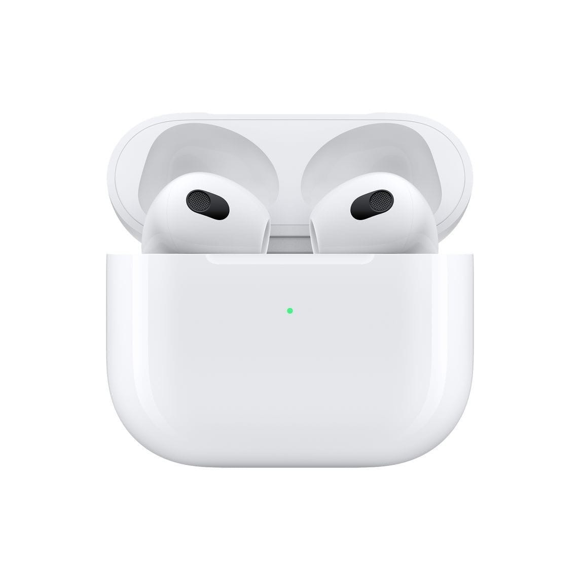 Apple в рамках своей презентации представила третье поколение наушников AirPods с новым динамиком, более глубокими басами, поддержкой «пространственного аудио» и объёмного звука Dolby Atmos, но без активного шумоподавления.